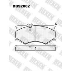 HEXEN DBS2002 / Тормозые колодки
