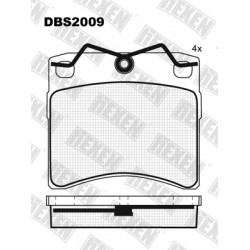 HEXEN DBS2009 / Тормозые колодки HEXEN DBS2009 / Тормозые колодки