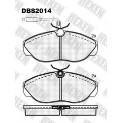 HEXEN DBS2014 / Тормозые колодки HEXEN DBS2014 / Тормозые колодки