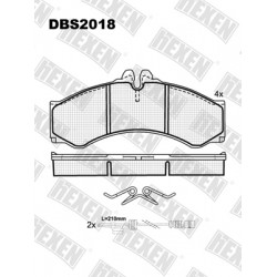 HEXEN DBS2018 / Тормозые колодки HEXEN DBS2018 / Тормозые колодки