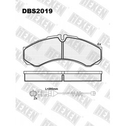 HEXEN DBS2019 / Тормозые колодки HEXEN DBS2019 / Тормозые колодки
