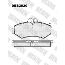 HEXEN DBS2020 / Тормозые колодки