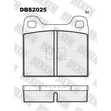 HEXEN DBS2025 / Тормозые колодки
