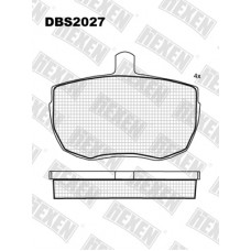 HEXEN DBS2027 / Тормозые колодки