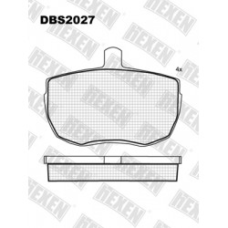 HEXEN DBS2027 / Тормозые колодки HEXEN DBS2027 / Тормозые колодки
