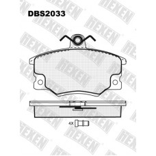 HEXEN DBS2033 / Тормозые колодки