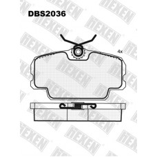 HEXEN DBS2036 / Тормозые колодки