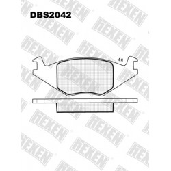 HEXEN DBS2042 / Тормозые колодки HEXEN DBS2042 / Тормозые колодки
