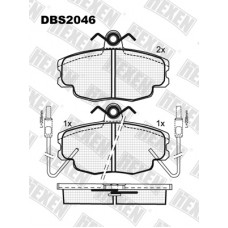HEXEN DBS2046 / Тормозые колодки