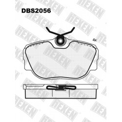 HEXEN DBS2056 / Тормозые колодки HEXEN DBS2056 / Тормозые колодки