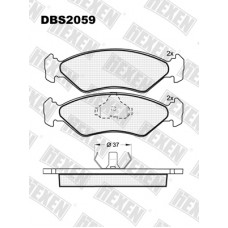 HEXEN DBS2059 / Тормозые колодки