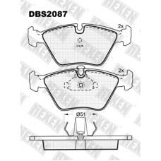 DBS2087 / Гальмівні колодки hEXEN