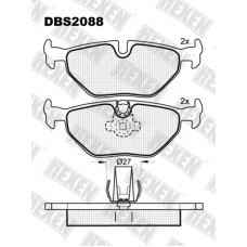 DBS2088 / Гальмівні колодки hEXEN