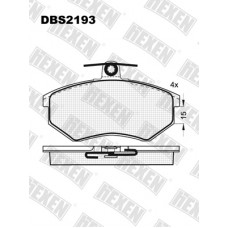 DBS2193 / Гальмівні колодки hEXEN