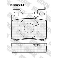 DBS2241 / Гальмівні колодки hEXEN