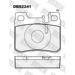 DBS2241 / Гальмівні колодки hEXEN