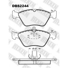 DBS2244 / Гальмівні колодки hEXEN