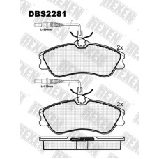DBS2281 / Гальмівні колодки hEXEN