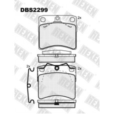 DBS2299 / Гальмівні колодки hEXEN