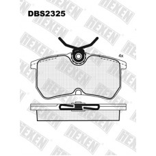 DBS2325 / Гальмівні колодки hEXEN