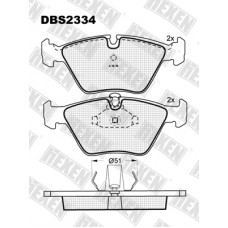 DBS2334 / Гальмівні колодки hEXEN