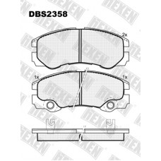 DBS2358 / Гальмівні колодки hEXEN