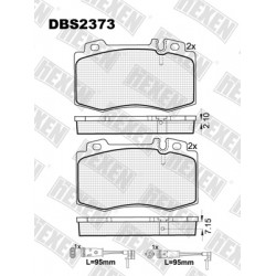 DBS2373 / Гальмівні колодки hEXEN DBS2373 / Гальмівні колодки hEXEN