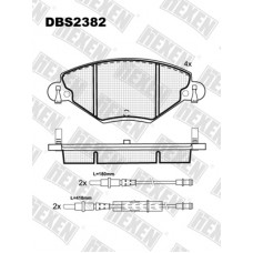 DBS2382 / Гальмівні колодки hEXEN