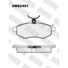 DBS2401 / Гальмівні колодки hEXEN