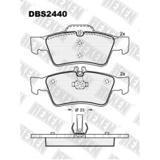 DBS2440 / Гальмівні колодки hEXEN