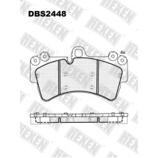 DBS2448 / Гальмівні колодки hEXEN