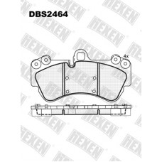 DBS2464 / Гальмівні колодки hEXEN