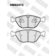 DBS2472 / Гальмівні колодки hEXEN DBS2472 / Гальмівні колодки hEXEN