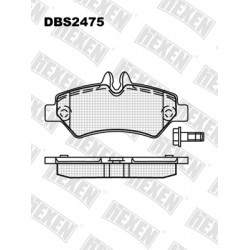 DBS2475 / Гальмівні колодки hEXEN DBS2475 / Гальмівні колодки hEXEN