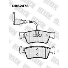 DBS2478 / Гальмівні колодки hEXEN