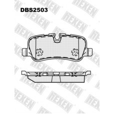DBS2503 / Гальмівні колодки hEXEN