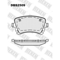 DBS2509 / Гальмівні колодки hEXEN
