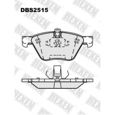 DBS2515 / Гальмівні колодки hEXEN