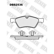 DBS2536 / Гальмівні колодки hEXEN