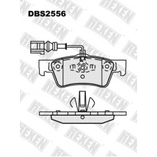 DBS2556 / Гальмівні колодки hEXEN