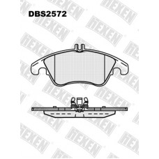 DBS2572 / Гальмівні колодки hEXEN