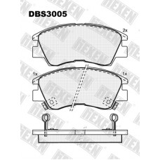 DBS3005 / Гальмівні колодки hEXEN