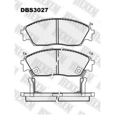DBS3027 / Гальмівні колодки hEXEN