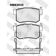 DBS3032 / Гальмівні колодки hEXEN