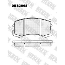 DBS3068 / Гальмівні колодки hEXEN