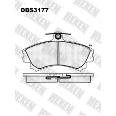 DBS3177 / Гальмівні колодки hEXEN
