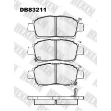 DBS3211 / Гальмівні колодки hEXEN