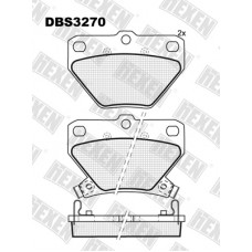 DBS3270 / Гальмівні колодки hEXEN