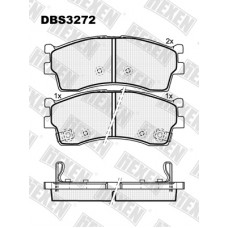 DBS3272 / Гальмівні колодки hEXEN