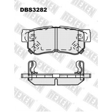 DBS3282 / Гальмівні колодки hEXEN